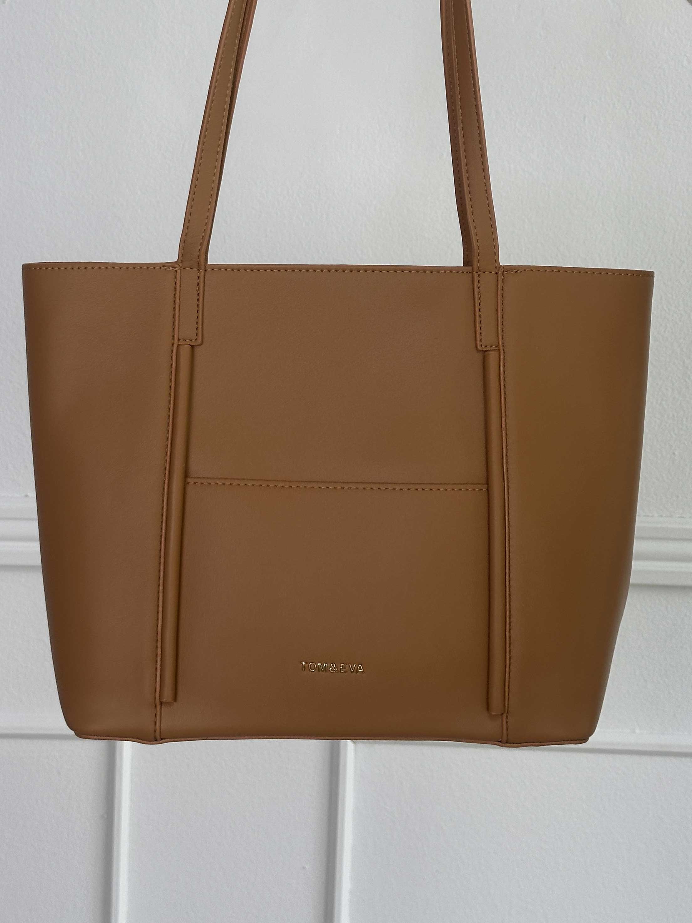 Tusnia - Shopper bag med lynlås lukning